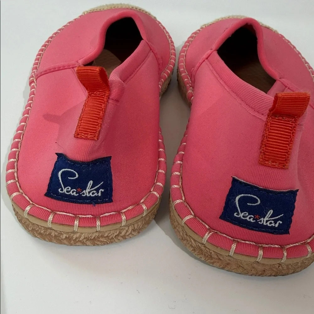 Sea Star Beachwear Shoes Espadrille Size 8 Pink Coral Color